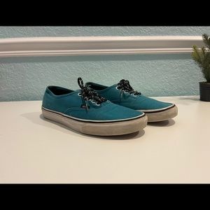 Teal vans